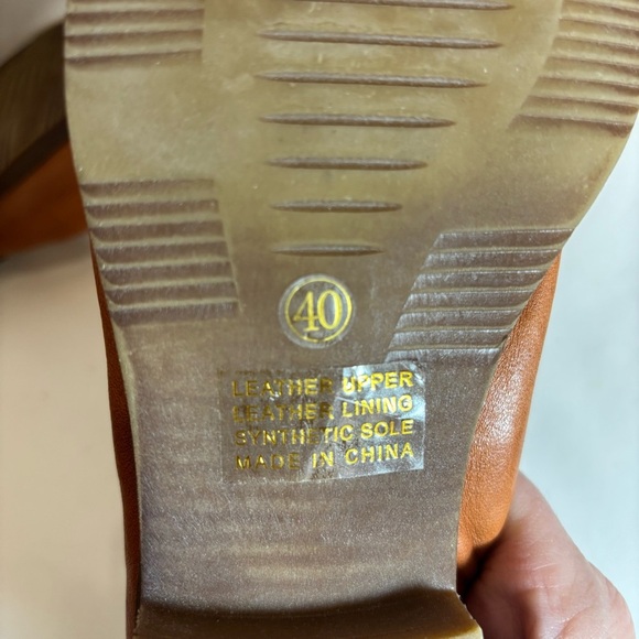 DJANGO & JULIETTE Sz 40 Kotty Leatherr Lace Up Pointy Toe Flats Loafers NEW - Picture 10 of 10